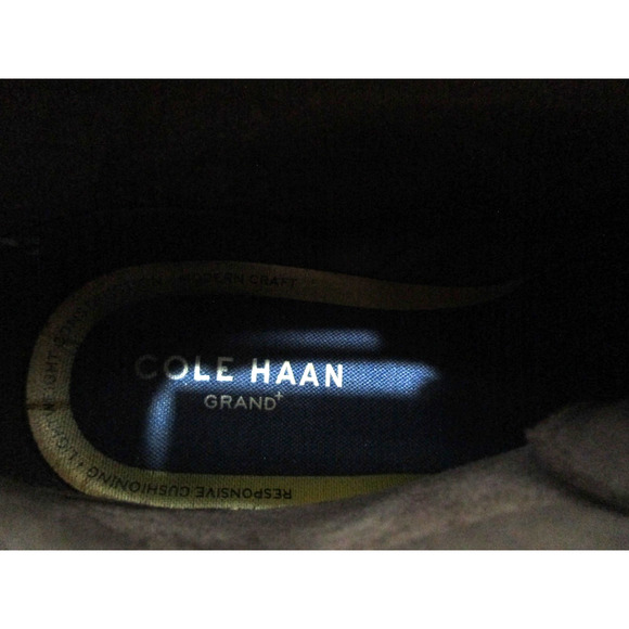 Cole Haan Grand + Brown Leather Chukka Sneaker Boots Men Sz 12 M - Picture 9 of 10